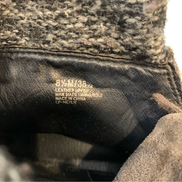 Lucky Brand 8.5M Dark Grey Suede Heeled Fold Over Women’s Ankle Booties - Picture 8 of 8